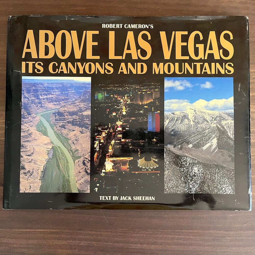 Vintage 90s Above Las Vegas: Its Canyons and Mountains